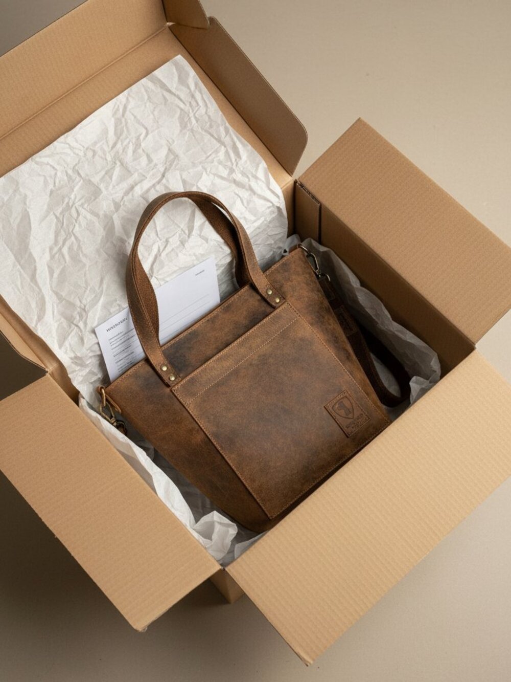 Berliner Bags Verona Leather Tote – Walnut Brown Shoulder / Crossbody Bag